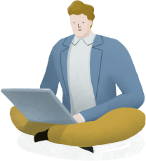 Persona con laptop